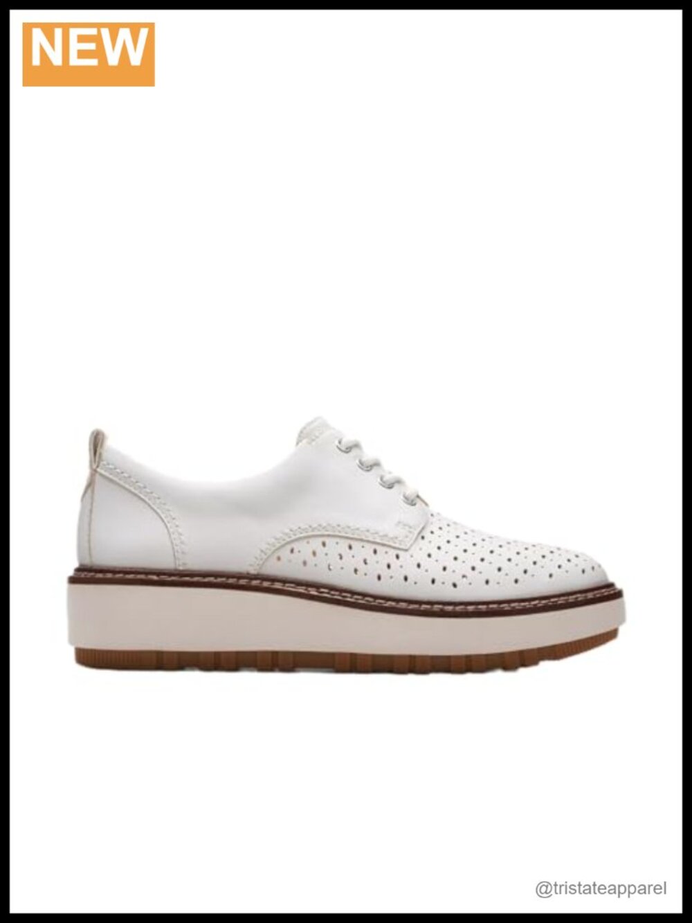 Clarks Orianna W Move Leather Comfort Oxford Shoes Lace-Up Casual